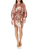 Trina Turk Women's Metallic Blouson Dress