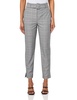 BCBGMAXAZRIA Women's Belted Straight Leg Pant