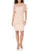 Adrianna Papell Women's Beaded Short Dress