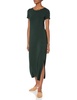 Amazon Essentials Women's Jersey Standard-Fit Short-Sleeve Crewneck Side Slit Maxi Dress (Previously Daily Ritual)