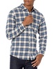 Amazon Essentials Men's Flannel Shirts Long Sleeve, Slim-Fit Button Down Plaid