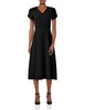 Calvin Klein Women's Tulip Sleeve A-line Midi Dress