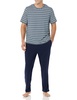 Amazon Essentials Men's Cotton Modal T-Shirt and Full-Length Bottom Pajama Set