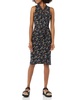 Amazon Essentials Women's Sleeveless Crossover Twist Neck Faux Wrap Dress