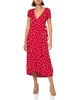 Billabong Women's Wrap Front Midi Length Dress