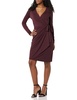 Amazon Essentials Women's Long Sleeve Classic Wrap Dress (Available in Plus Size)