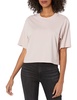 The Drop Women's Sydney Short-sleeve Cropped Crew Neck T-shirt, Ice pink, 3X, Plus Size
