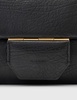 AllSaints Jupiter grain leather crossbody bag in black