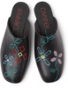 Black Leather Women's Sandal.