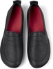 Black Leather Loafer for Women