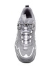 Balmain Cosmic Dust Pile Sneakers Color Grey/white
