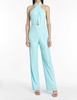 extended halter jumpsuit in wave