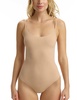 classic cami bodysuit in beige