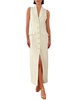 keanu dress in white/gold