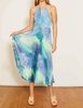 sylvie amethyst cloudy skies dress in blue