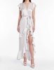 johanna silk maxi dress in ceramic