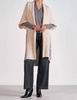cliff sweater cardigan in beige