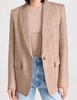 donovan jacket in tawny plaid