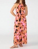 backless maxi dress in solar power