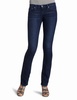 the ballad slim fey wash denim boot jeans in blue