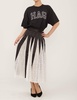 freya skirt in black w/ lace