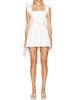 holland skort romper in white