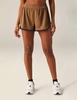 go retro short in deep tan/true black