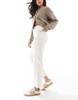 ASOS DESIGN comfort stretch straight jean in white