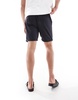 Brave Soul chino shorts with drawstring waist in navy