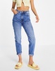 Bershka mom jeans in vintage blue