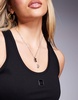Armani Exchange logo tank top in black