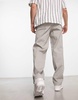 ADPT wide fit chinos in light gray