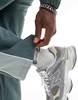 Bershka retro sport paneled sweatpants in green - part of a set