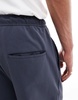 Bershka relaxed tailored pants in dark blue