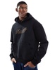 Bershka Phoenix back graphic hoodie in black