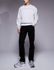 River Island straight leg jeans in black