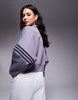 adidas Originals neuclassics zip up sweatshirt in gray