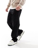 ADPT loose fit cargo pants in black