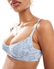 Billabong trippin tides helena underwire bikini top in denim blue