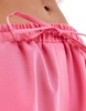 ASOS DESIGN tailored pull on pants in pink