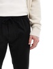 Brave Soul twill pants with elastic waist in black