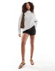 ASOS DESIGN oversized crew neck sweater in mono twist yarn