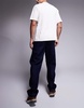 ASOS DESIGN baggy workpant jeans in raw wash