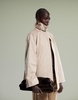 & Other Stories short trench jacket with strap funnel neck detail in beige