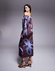 ASOS DESIGN fallen tie shoulder midaxi dress in floral smudge print