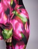 ASOS LUXE tailored pants in dark blurred floral print - part of a set
