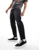 ASOS DESIGN plimsoll sneakers in black