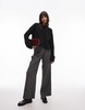 ARKET wool crew neck sweater in black