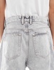 Bershka loose fit jeans in gray