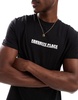 Bershka palm back printed T-shirt in black